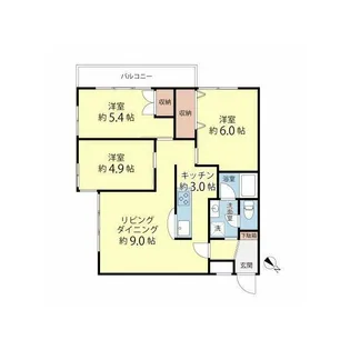 東京都大田区南馬込4【マンション】の間取り