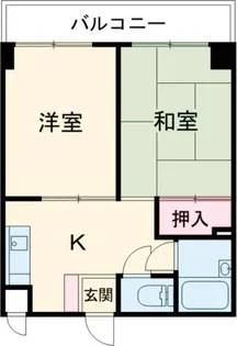 レジデンス秀【1階】の間取り