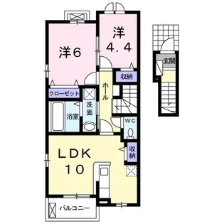 ゾンネ【2階】の間取り