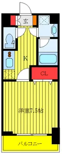 エルフォルテ赤羽【4階】の間取り