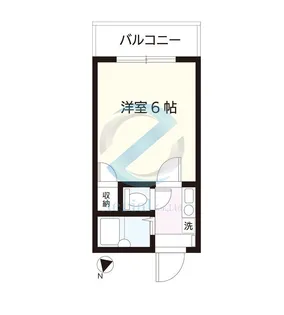 東京都江戸川区東葛西4【アパート】の間取り