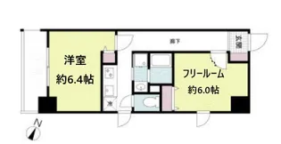 コスモリード神戸三宮【3階】の間取り
