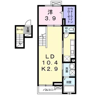 ラッフィナ-ト・M【4階】の間取り