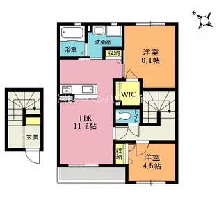 SHMリラフォートA【2階】の間取り