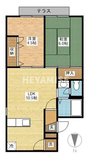 サンライトもとがま【2階】の間取り