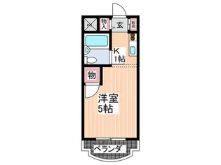 ニュ-ハイム槙【3階】の間取り