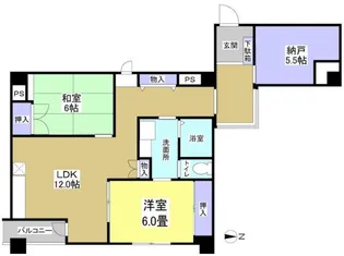 浜松メディカルパークビル【6階】の間取り