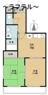 埼玉県所沢市寿町【マンション】の間取り