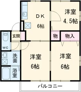 ハイム連取A【2階】の間取り