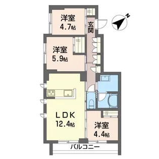 カイ ラニ【2階】の間取り