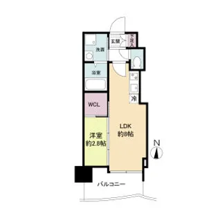 セレニテ日本橋プリエ【12階】の間取り