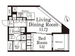 パークキューブ春日安藤坂【3階】の間取り