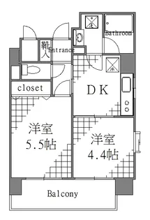 サンクエトワール【7階】の間取り