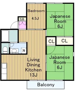 グランドセジュール【2階】の間取り