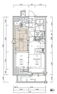 東京都新宿区下落合1【マンション】の間取り