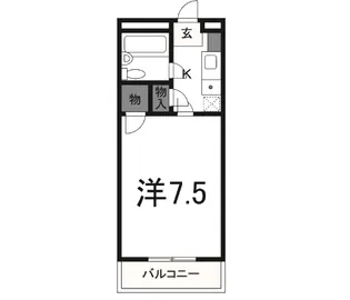 徳島県板野郡松茂町笹木野字八上【マンション】の間取り