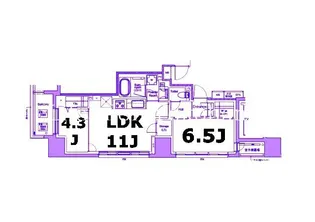 神奈川県横浜市西区戸部本町【マンション】の間取り