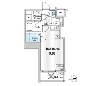 グレース早稲田【8階】の間取り