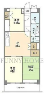 メゾン・ド・ロア【3階】の間取り