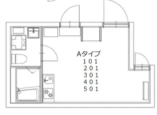 ルーデンス平和島【5階】の間取り