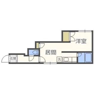 北海道札幌市中央区南五条西11【マンション】の間取り