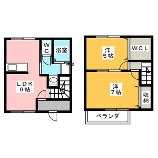 ドミールM【1階】の間取り