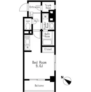 コレット代々木【4階】の間取り