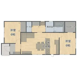 群馬県高崎市剣崎町【一戸建】の間取り