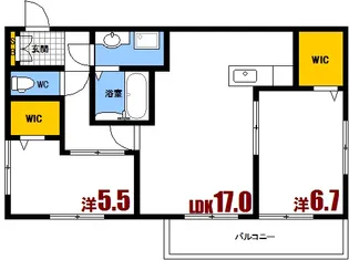 広島県安芸郡府中町青崎中【マンション】の間取り