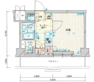 ルーブル下丸子弐番館【6階】の間取り
