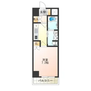 ノエラニー岸里【4階】の間取り