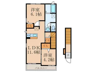 H.STYLE I【2階】の間取り