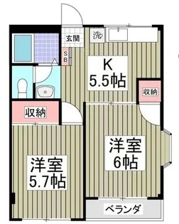 マイネルロッヂII【3階】の間取り