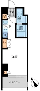 東京都品川区西五反田1【マンション】の間取り