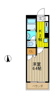 シャーメゾン川口A棟【2階】の間取り