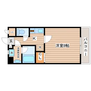 チュアリヒルズI【2階】の間取り