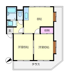 プレシャスナイン【2階】の間取り