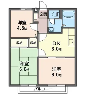 サン ビレッジ【2階】の間取り