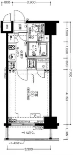 ZOOM新大久保【9階】の間取り
