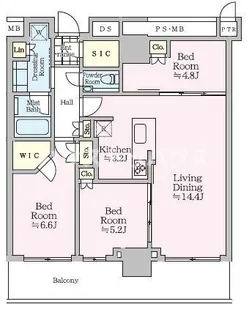 ザ・タワー十条【27階】の間取り