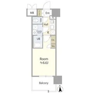 エスリード葵 広小路通【12階】の間取り