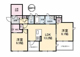 Oak Forest【3階】の間取り