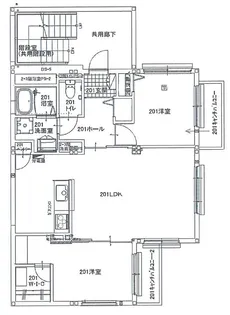 (仮称)lien RESIDENCE 宮田町【2階】の間取り