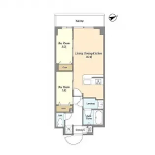 アルファコート亀戸2【5階】の間取り