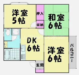 ハイツベルドール【1階】の間取り
