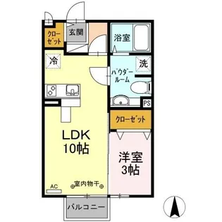 グランドゥール A棟【2階】の間取り