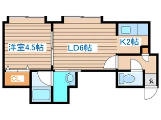 K・Z北円山【3階】の間取り