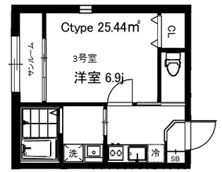 シンビオーシス本所【2階】の間取り