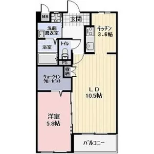 サン・グラード【1階】の間取り