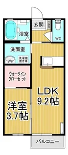 グレースヒルB【2階】の間取り